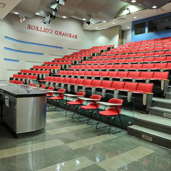 an empty auditorium at Barnard